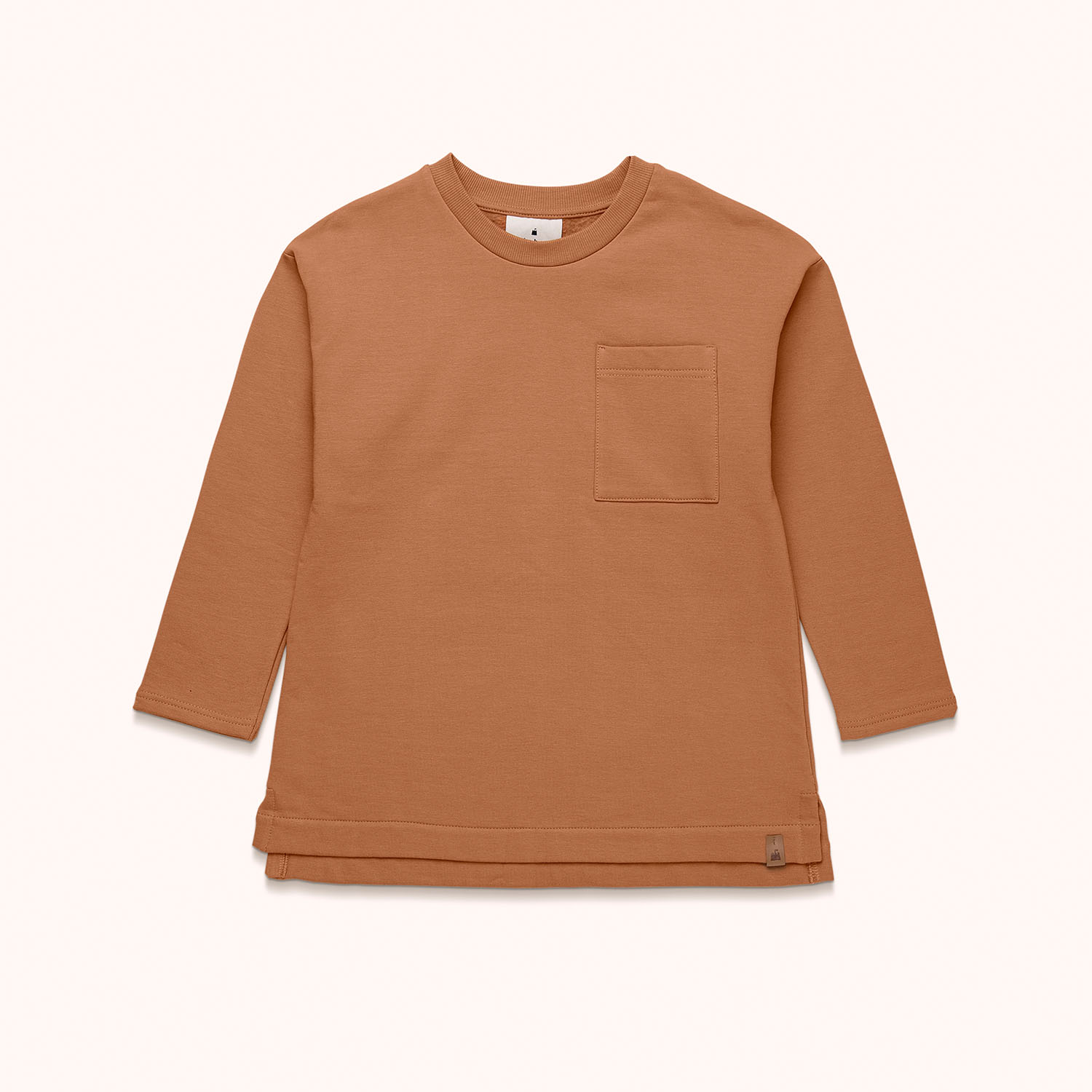 Oversized Sweatshirt, Chestnut Brown – Kidsbury