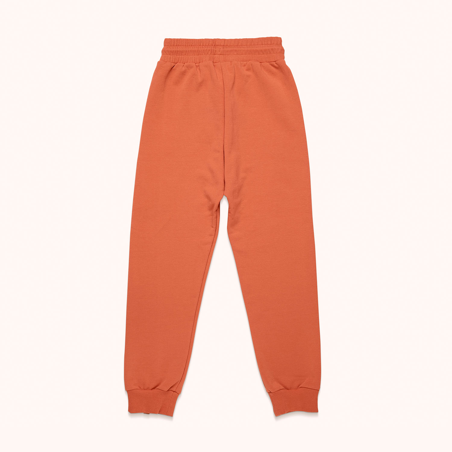 orange jogging pants