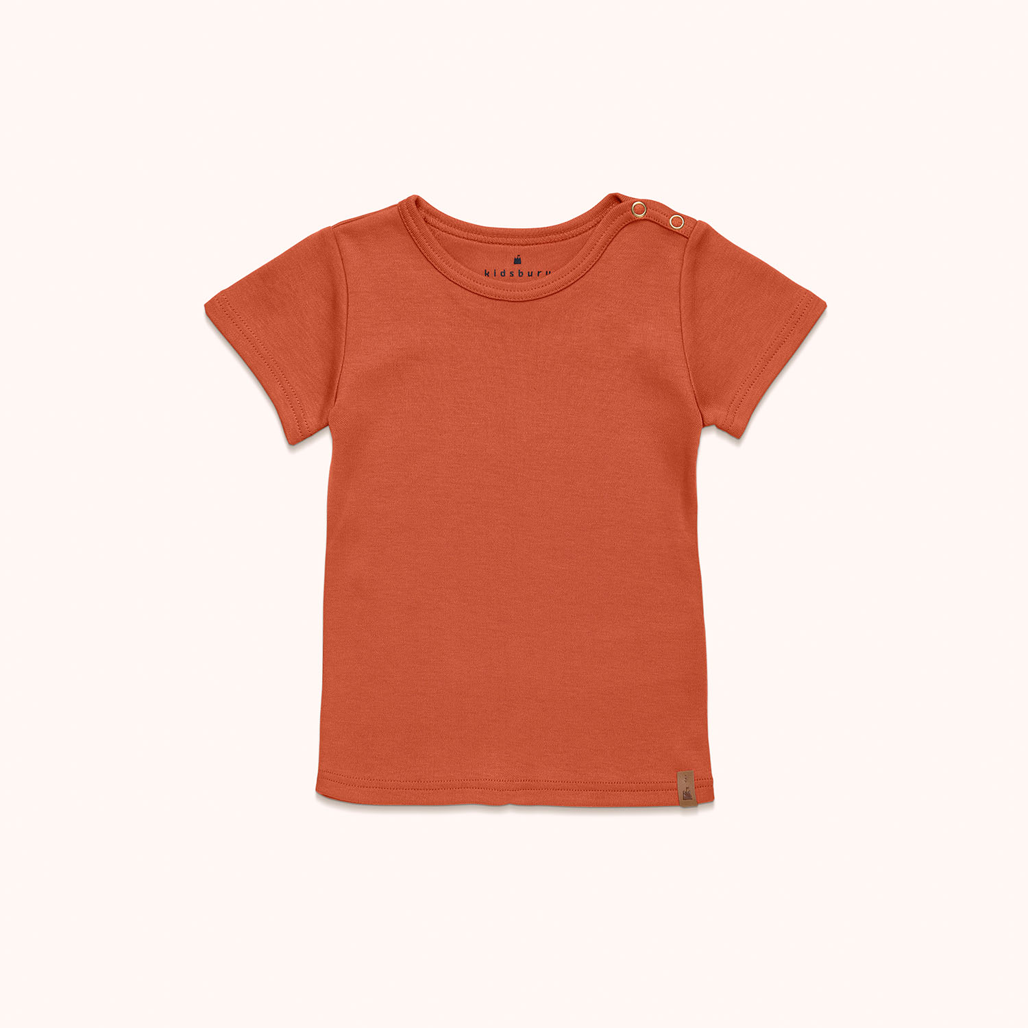 Baby T-shirt, Rusty Orange – Kidsbury