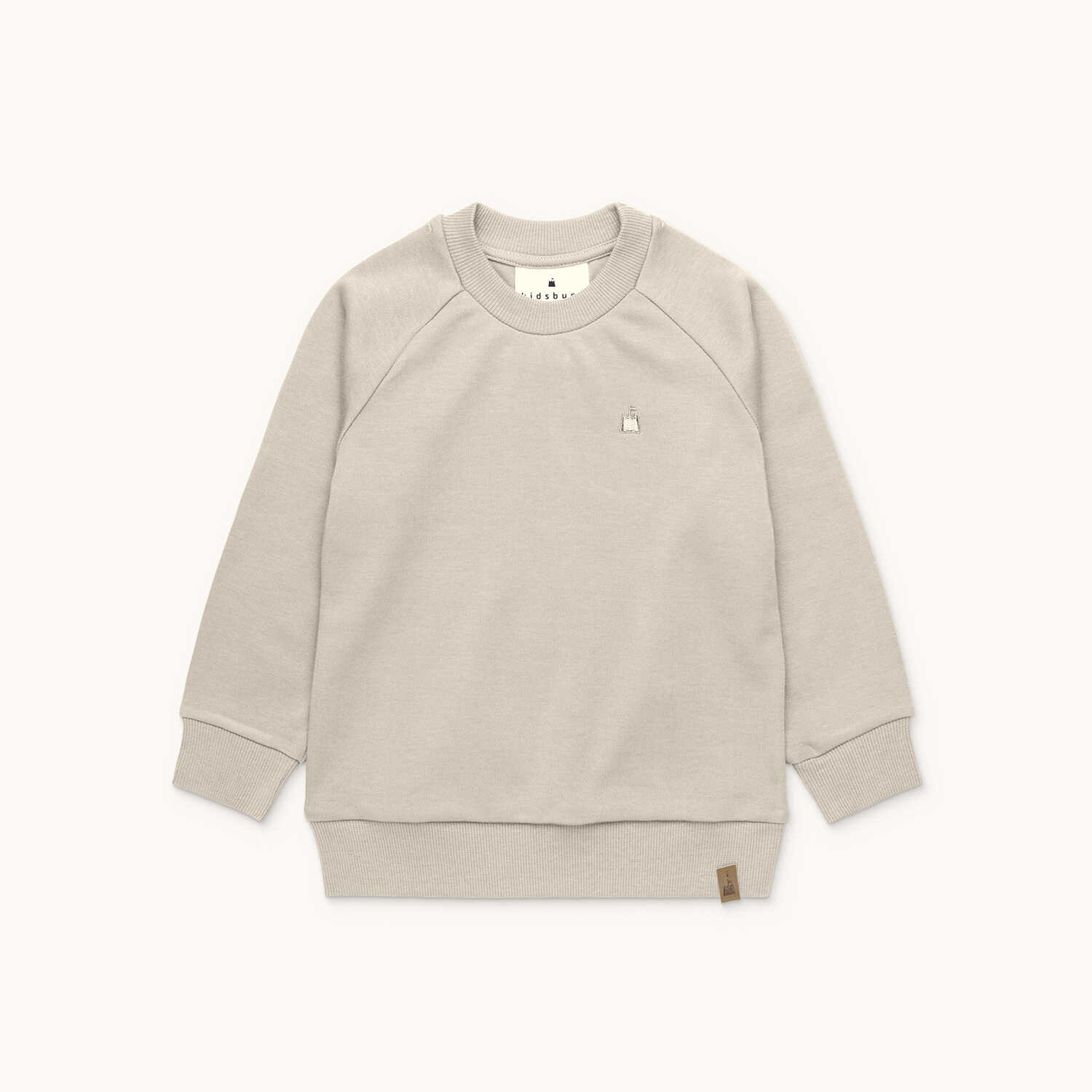 Little Minimalist Sweatshirt, Warm Grey – Kidsbury
