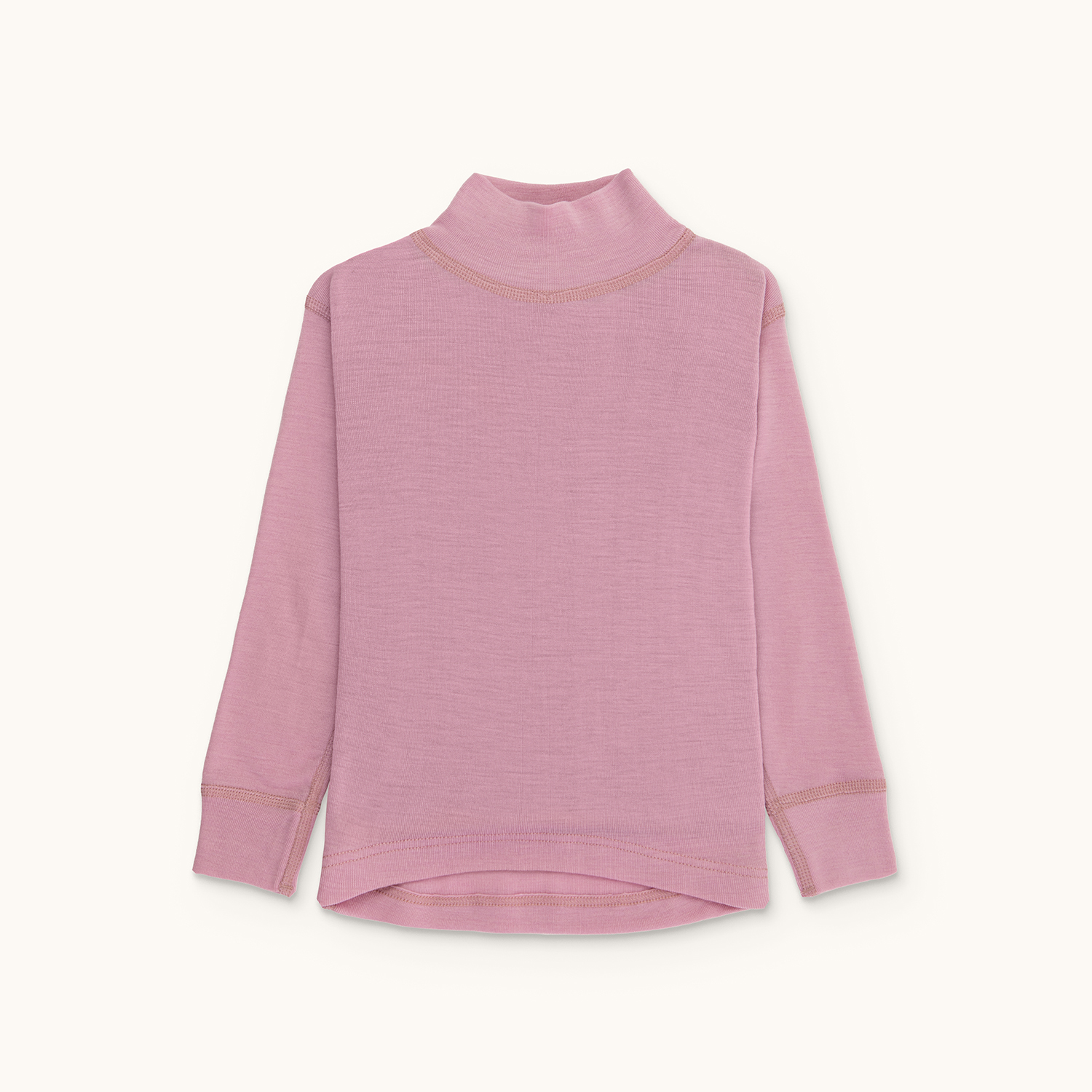 Kid’s Merino Wool Base Layer Shirt, Light Pink – Kidsbury